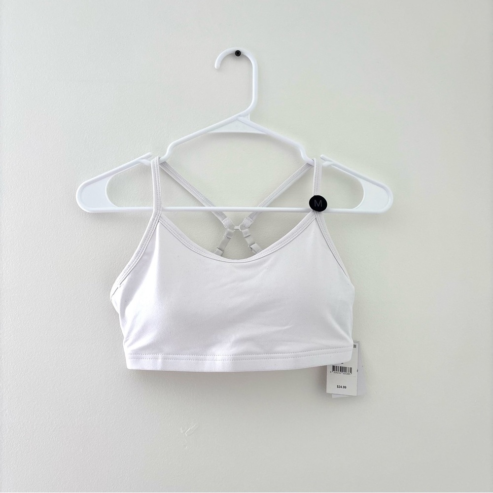 cotton on white sports bra